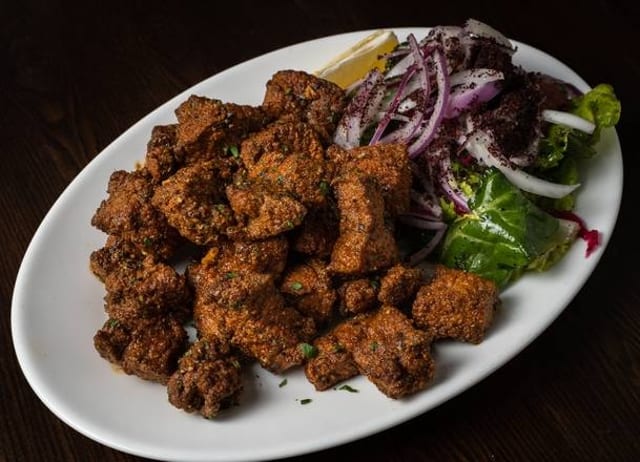 Fried Liver Cubes.